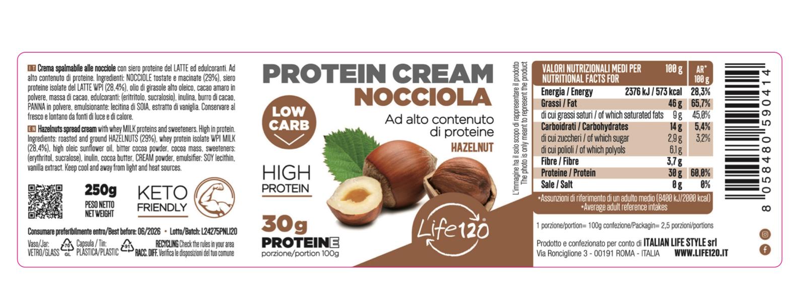 Protein Cream Nocciola