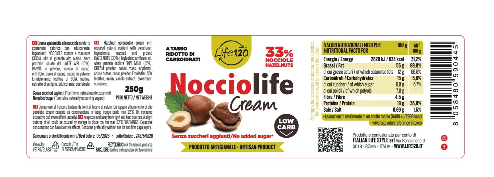 Nocciolife Cream