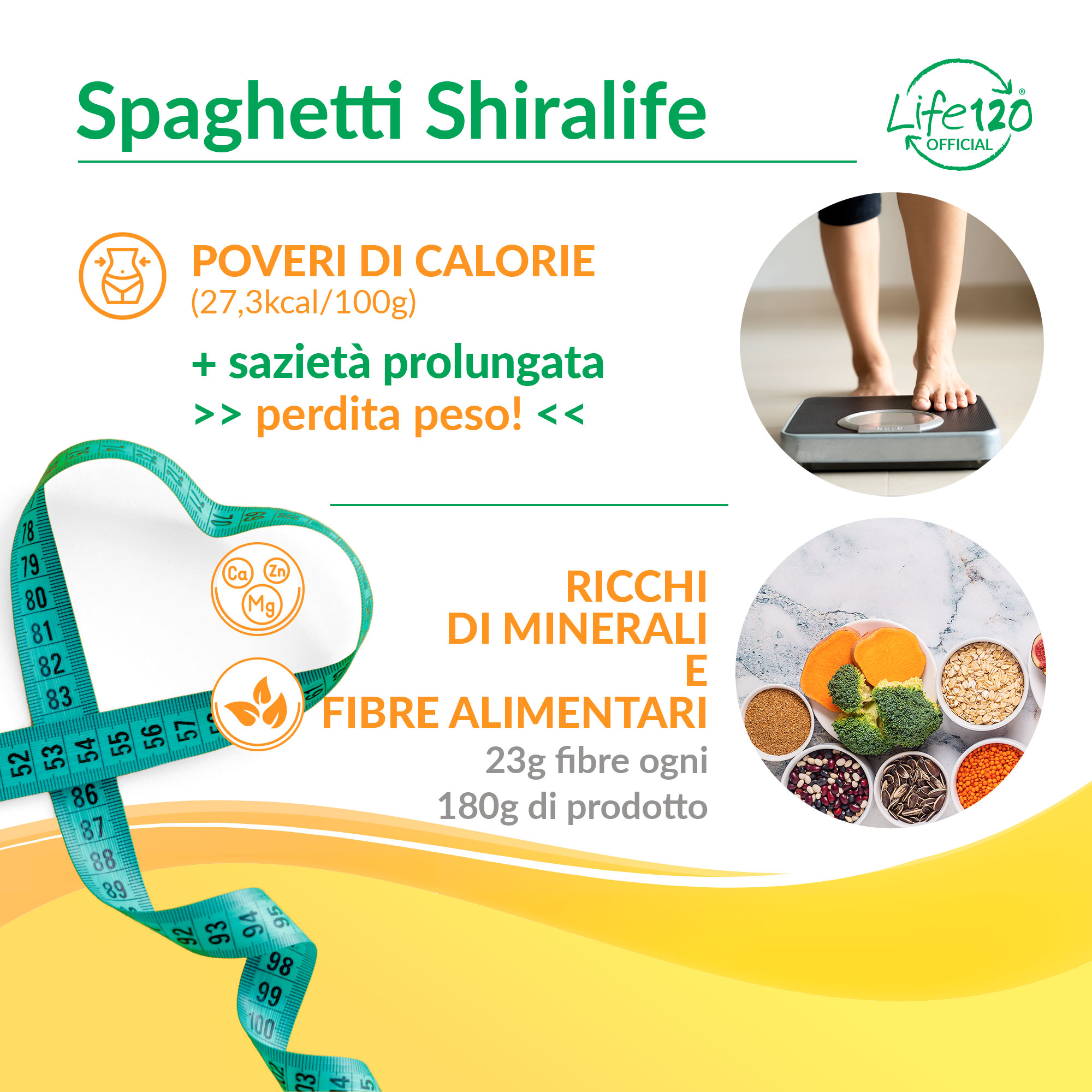 Spaghetti Shiralife 180g
