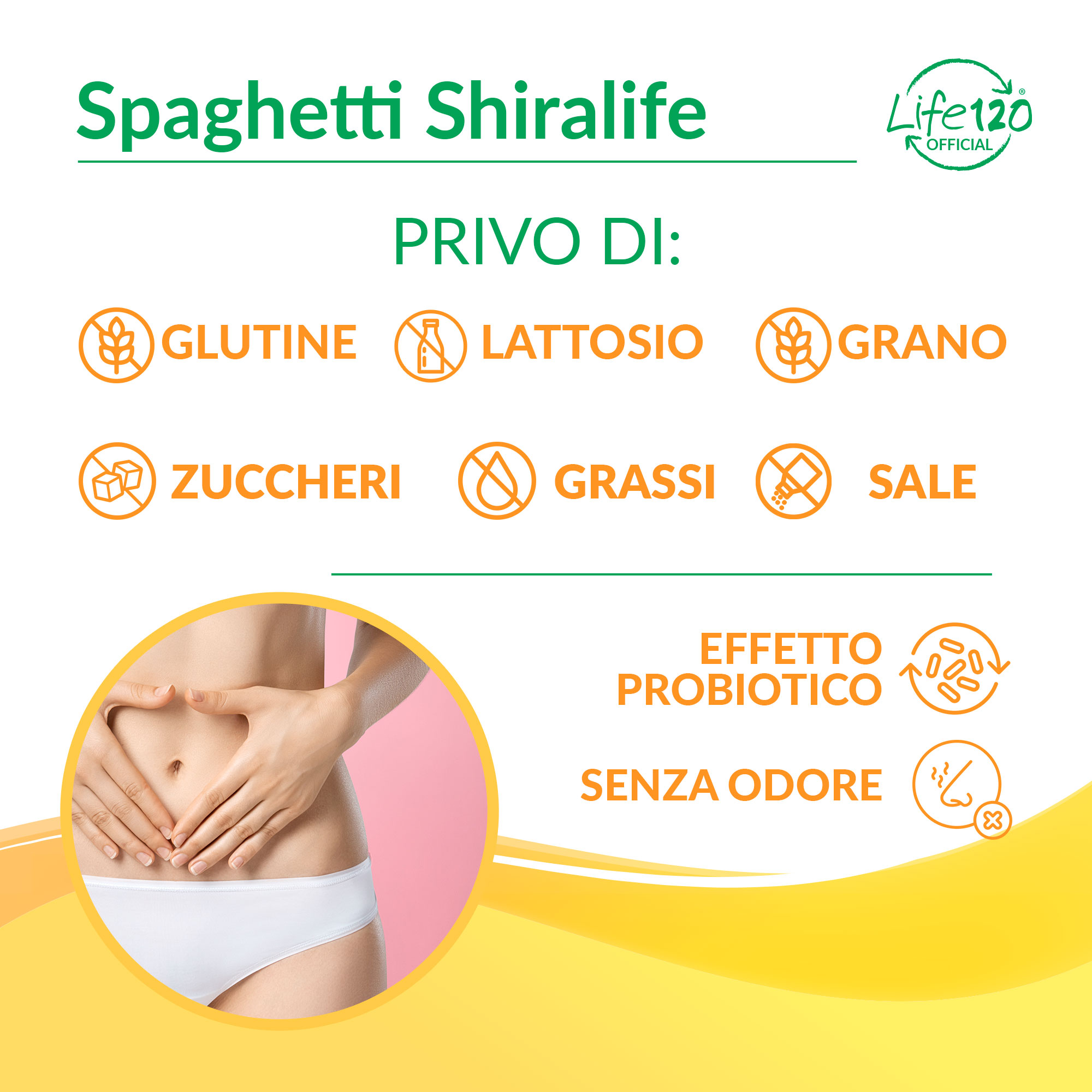 Spaghetti Shiralife 180g