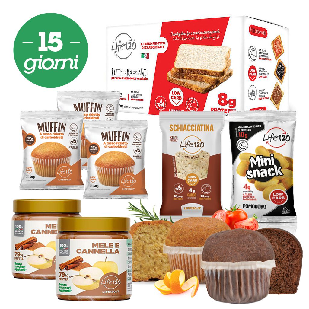 Box prova Colazione keto &amp; low carb 15 giorni