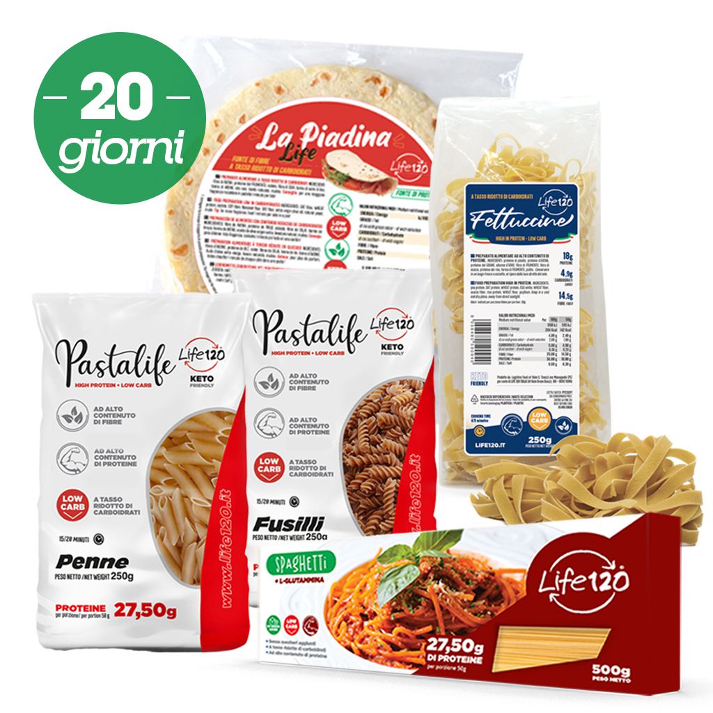 Box prova Pranzo keto &amp; low carb 20 giorni