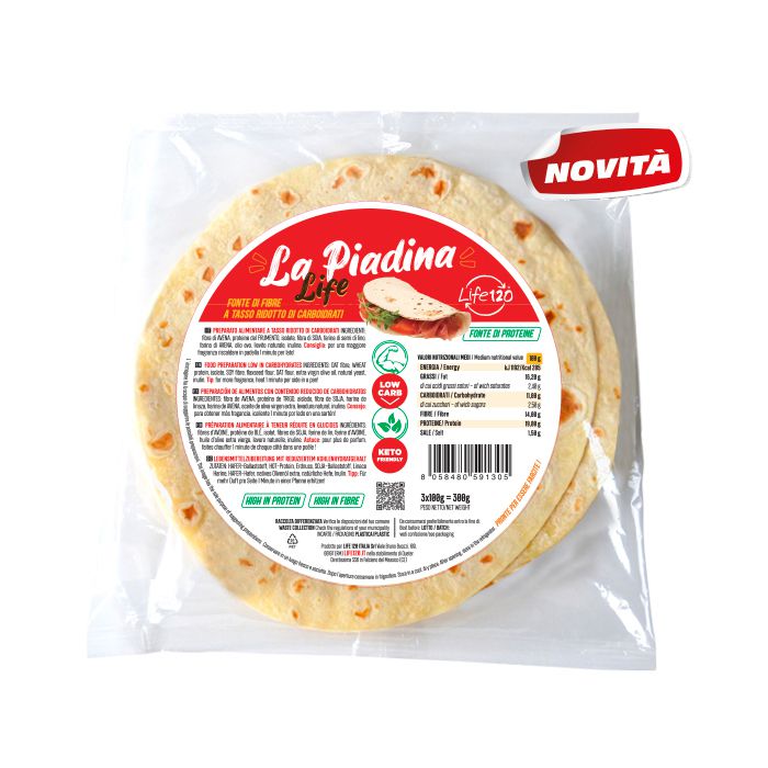 Piadina Low Carb: Gusto e Salute con Life120