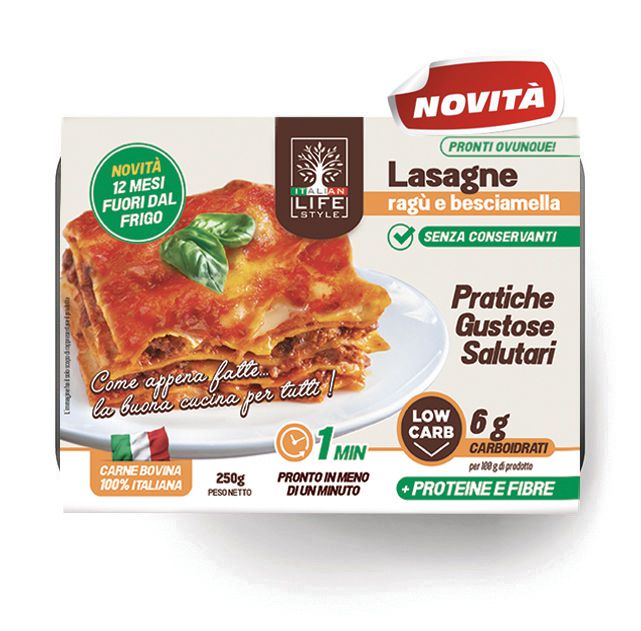 Lasagne con ragù di carne e besciamella 250g