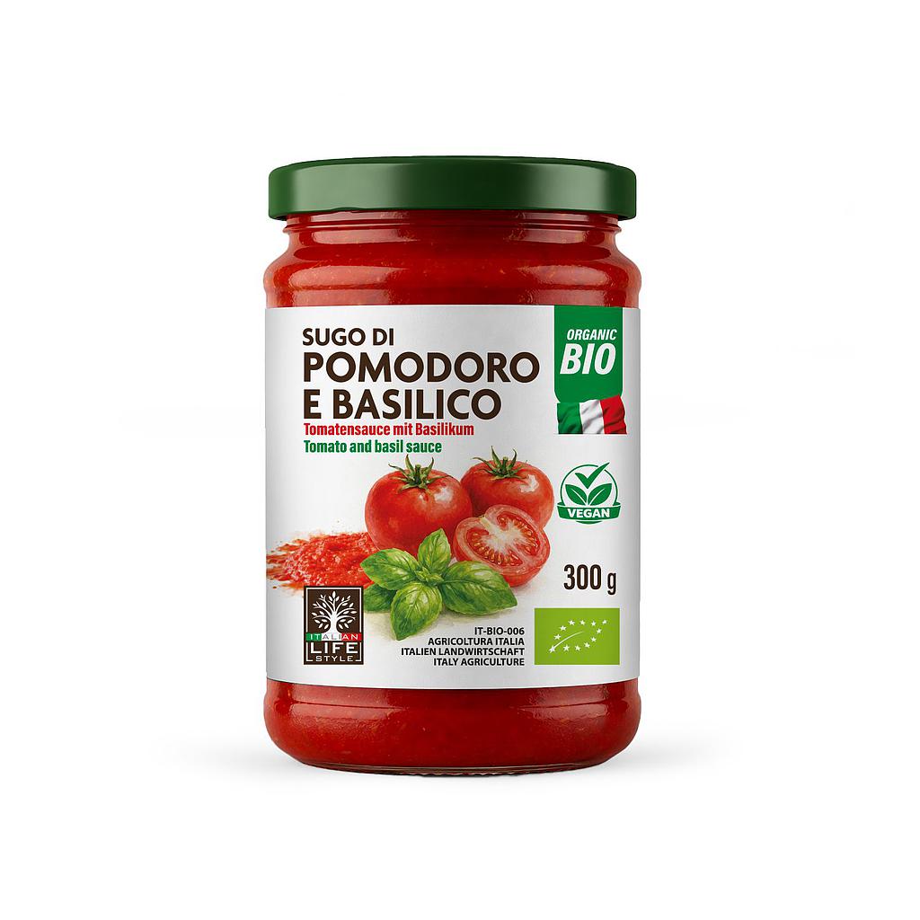 Sugo di pomodoro e basilico BIO 300g - Regolamento (UE) 2018/848