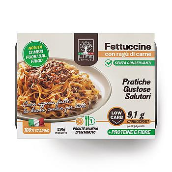 Fettuccine con ragù di carne  250g