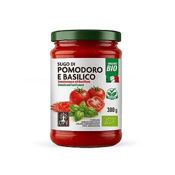 Sugo di pomodoro e basilico BIO 300g - Regolamento (UE) 2018/848